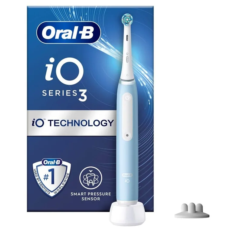 Oral-B iO3S Ice Blue elektrisk tannbørste